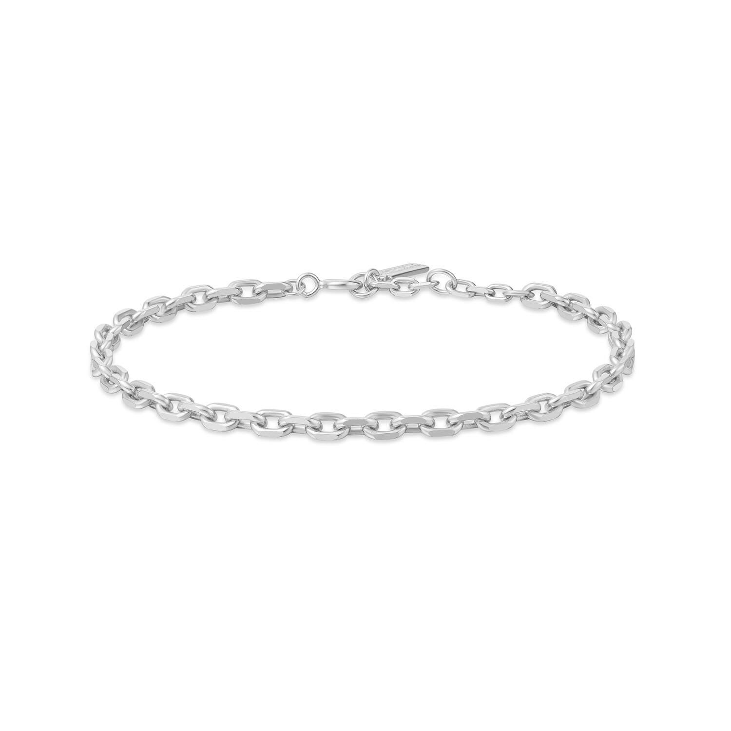  Voque Maven - Schakelarmbanden - Zilver / Gerodineerd - 18,5cm